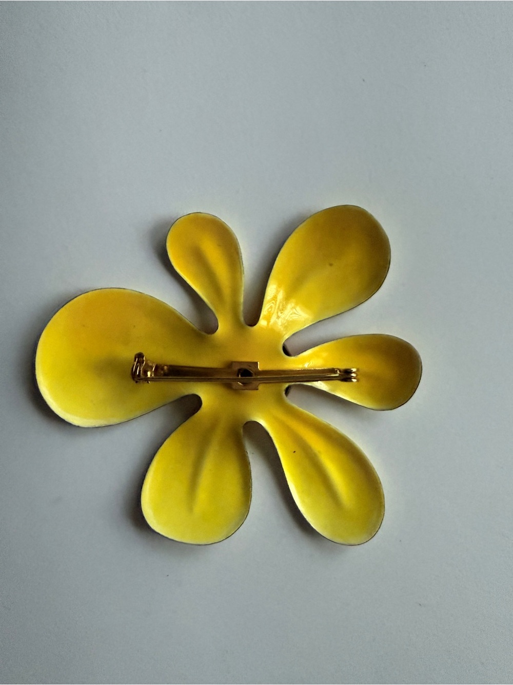 Yellow & Orange Floral Brooch - Women Jewelry Brooches - Picture 5 of 5